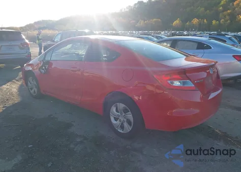 2013 Honda Civic Lx z USA, uszkodzony, nr VIN 2HGFG3B55DH522464